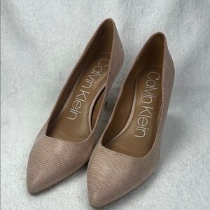 Calvin Klein Women's Tan Pumps